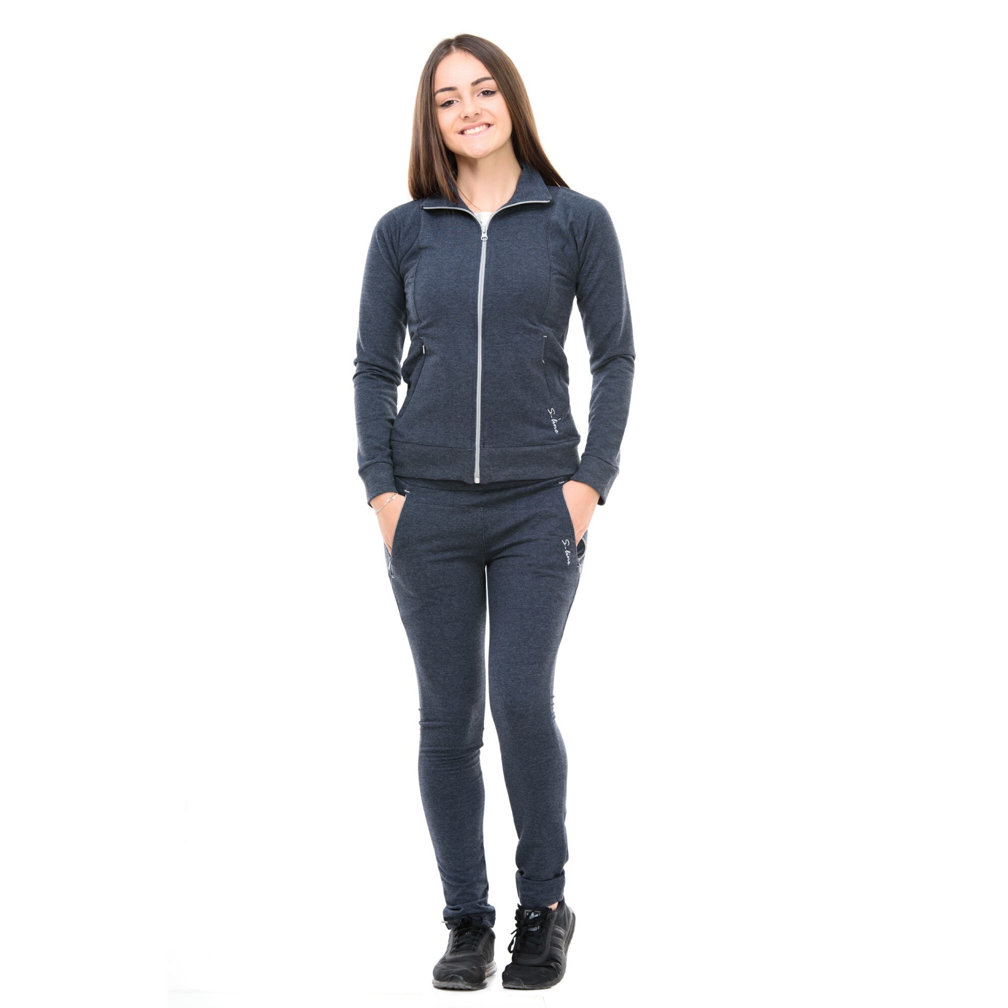 Trening S-LINE EZ FIT Pentru Femei, Albastru inchis melange