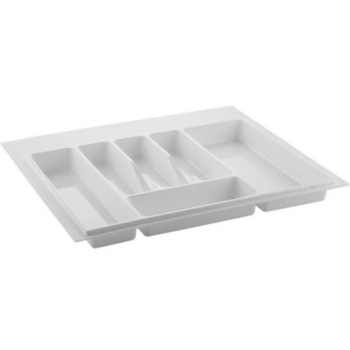 Suport organizare tacamuri, alb, pentru latime corp 600 mm, montabil in sertar bucatarie Suport organizare tacamuri, alb, pentru latime corp 600 mm, montabil in sertar bucatarie