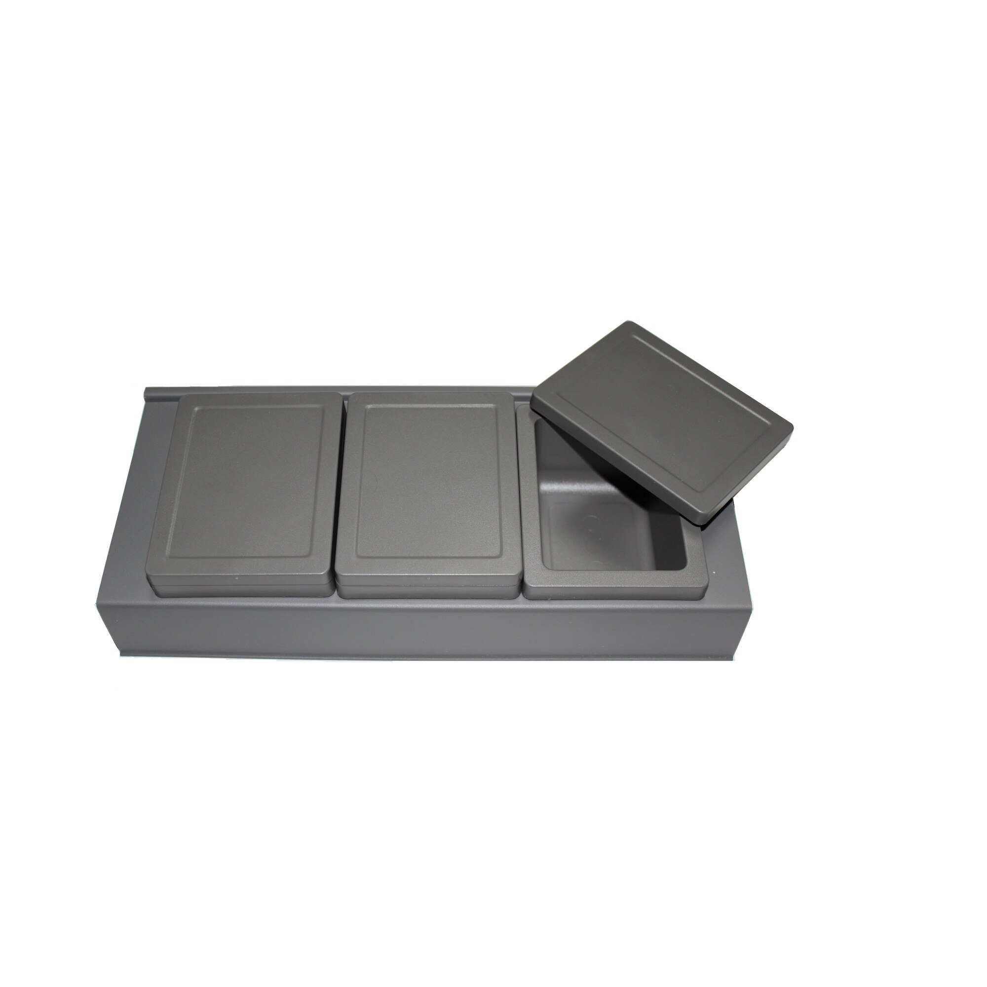 Organizator sertar pentru produse de machiaj si bijuterii ,tip SP , gri orion, 350 mm