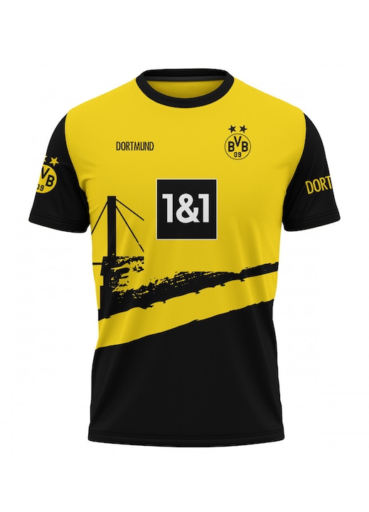 Férfi póló Borussia Dortmund 115.58, rövid ujjú, többszínű