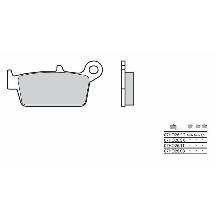BREMBO Kaland Fékbetétek