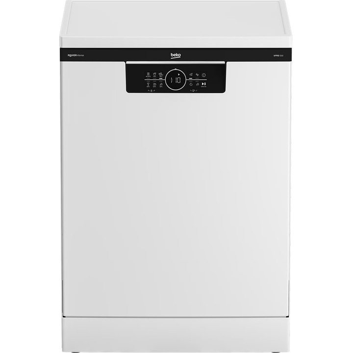 Съдомиялна машина Beko BDFN26450WP, 14 комплекта, 6 програми, Клас B, LED дисплей, Child Lock, Automatic Door Opening, Бял