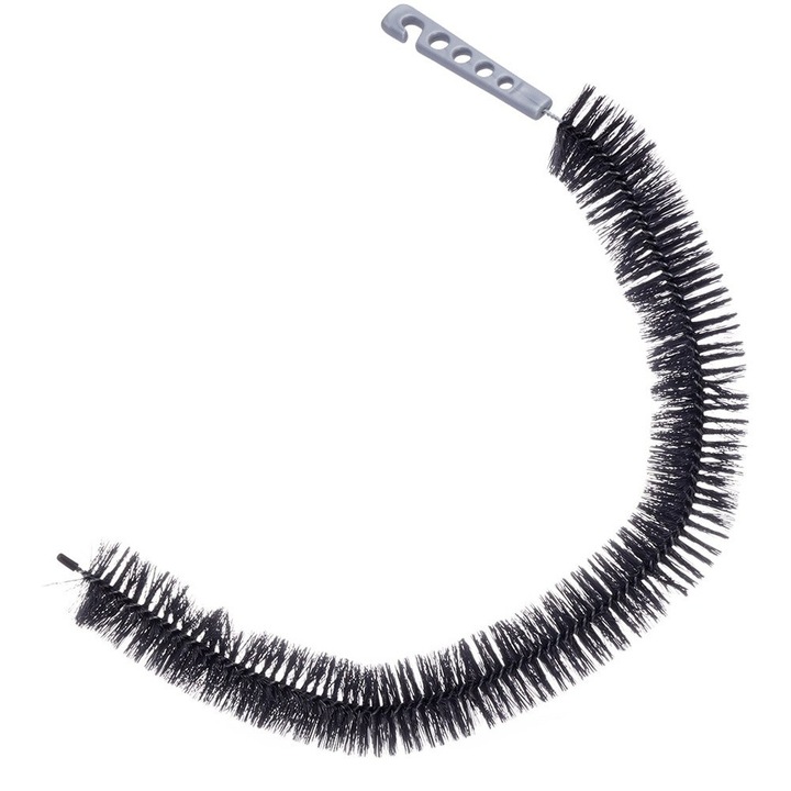 Perie pentru curatarea caloriferelor, Artemis, elastica, 70x5cm, neagra