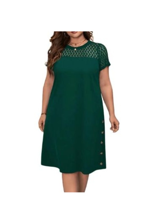 Rochie Vera, textil, 2XL, Verde, 2XL
