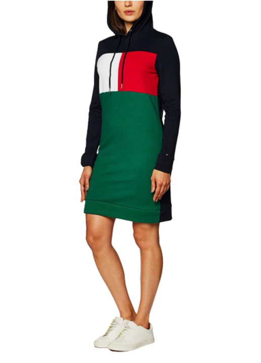 Рокля Tommy Hilfiger, Суичър, Многоцветен