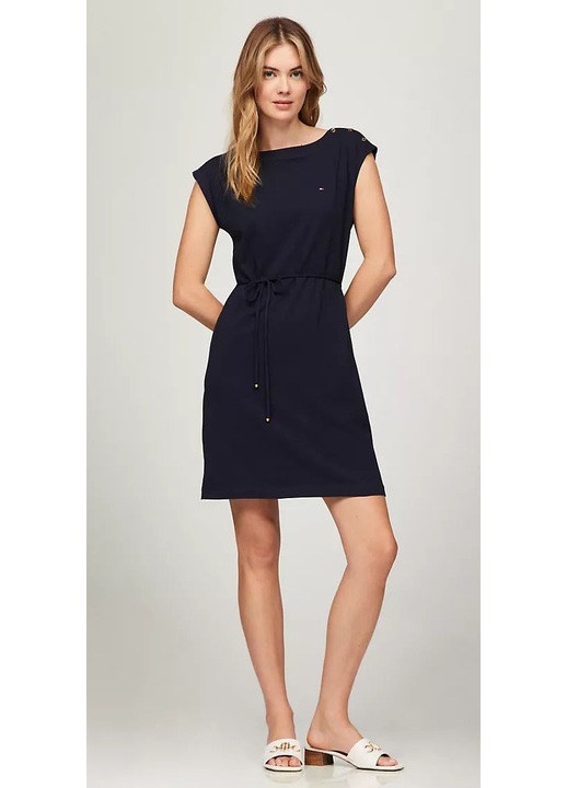 Дамска рокля, Tommy Hilfiger, Everyday, синя, M