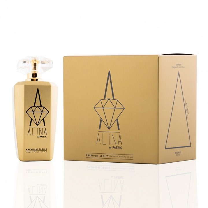 Apa de parfum unisex, Alina by Patric, 50 ml, bergamota, vanilie