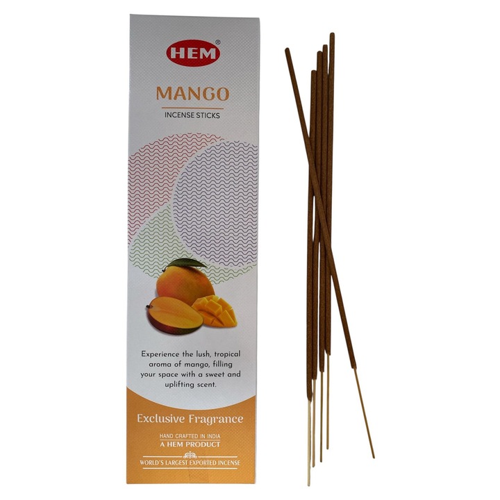 Betisoare parfumate GOBI - HEM MANGO, 25g/cutie
