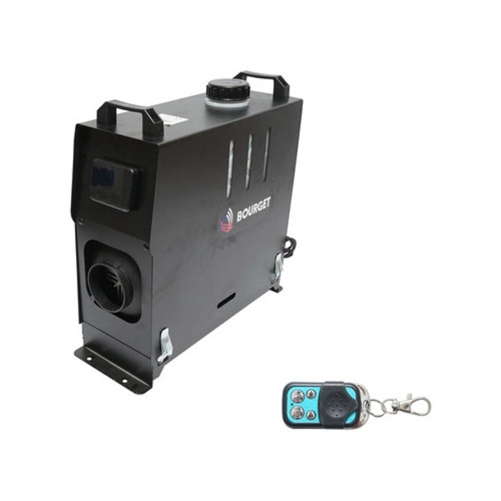 Breckner Germany 5KW állóhelyzeti fűtés LCD kijelzővel, távirányítóval, 12-24V, kompakt