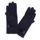 Manusi dama, de iarna, din material sintetic si bumbac, cu degete, one size, Bleumarin - MA359