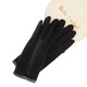 Manusi dama, de iarna, din material sintetic si bumbac, cu degete, one size, Negru - MA337
