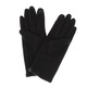 Manusi dama, de iarna, din material sintetic si bumbac, cu degete, one size, Negru - MA337