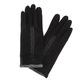 Manusi dama, de iarna, din material sintetic si bumbac, cu degete, one size, Negru - MA337