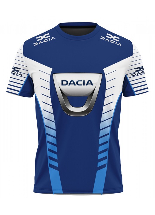 Férfi póló Dacia 115.70, rövid ujjú, többszínű