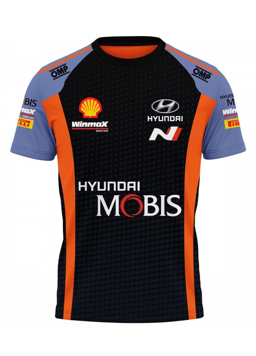 Férfi póló Hyundai 115.77, rövid ujjú, sokszínű