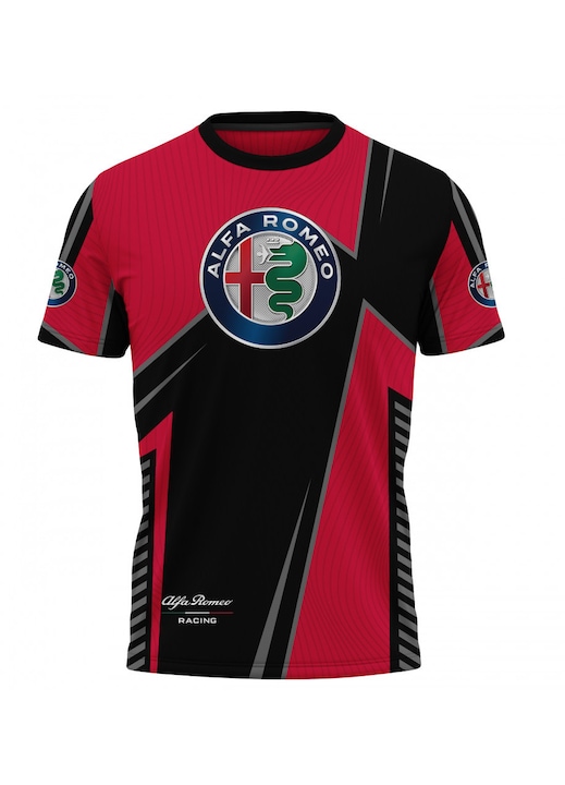 Férfi póló Alfa Romeo 115.90, rövid ujjú, többszínű