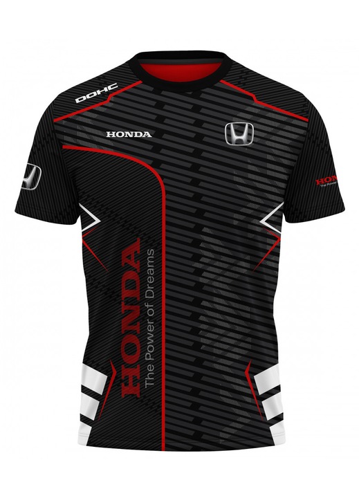 Férfi póló Honda 115.92, rövid ujjú, sokszínű