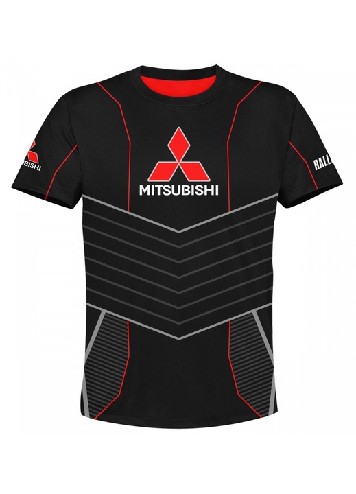 Férfi póló Mitsubishi 116.08, rövid ujjú, sokszínű