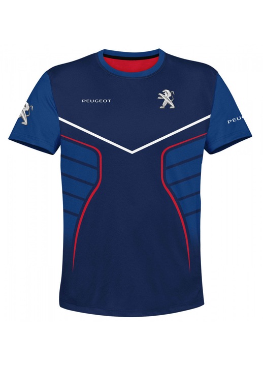 Férfi póló Peugeot 116.09, rövid ujjú, sokszínű