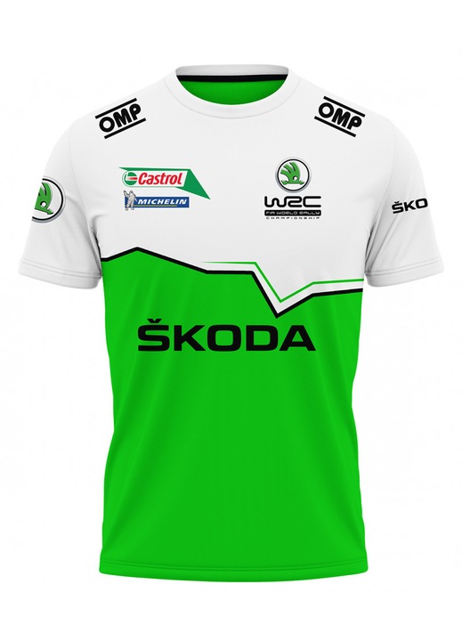 Férfi póló Skoda 116.10, rövid ujjú, sokszínű