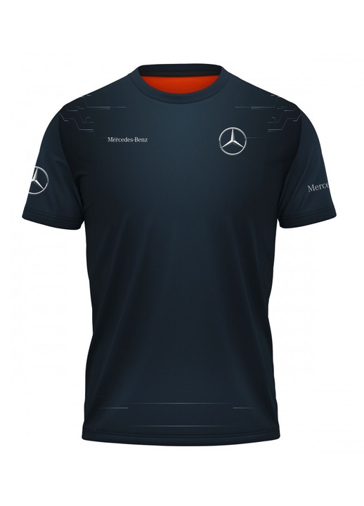 Férfi póló Mercedes 116.15, rövid ujjú, sokszínű