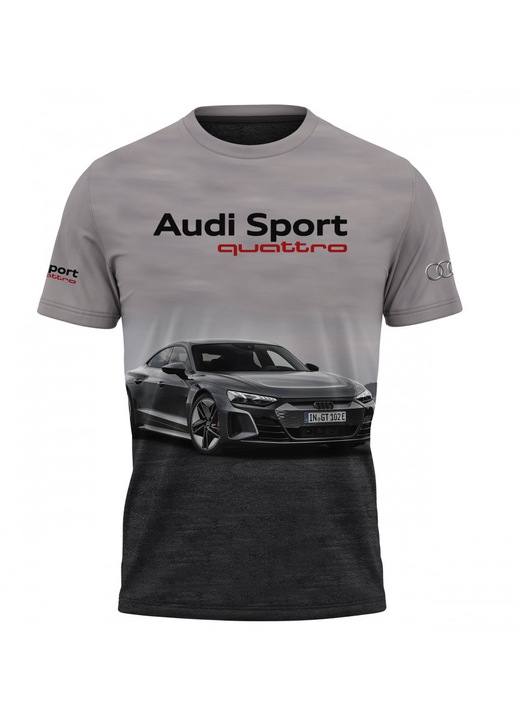Férfi póló Audi Sport 116.39, rövid ujjú, többszínű