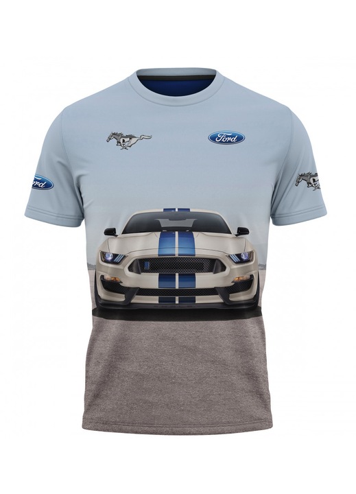 Férfi póló Ford Mustang D059 116.46, rövid ujjú, többszínű