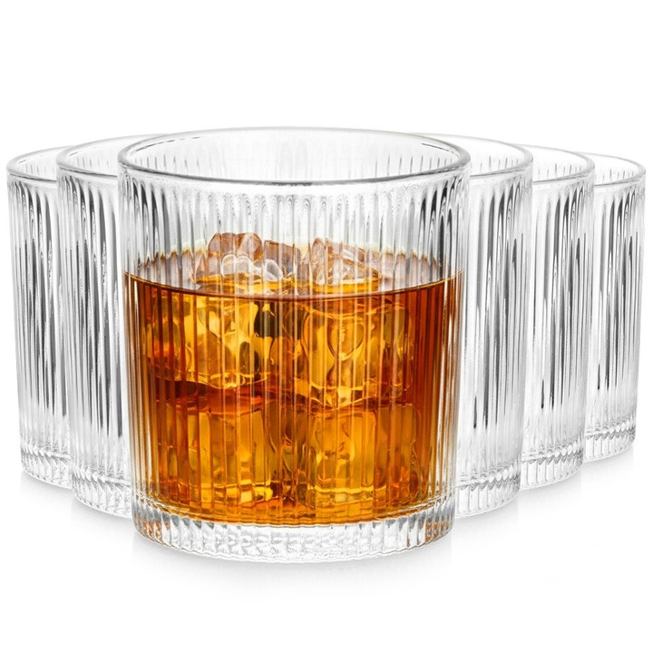 Set 6 pahare Vilde 310 ml, transparent, 9,3x8,5cm