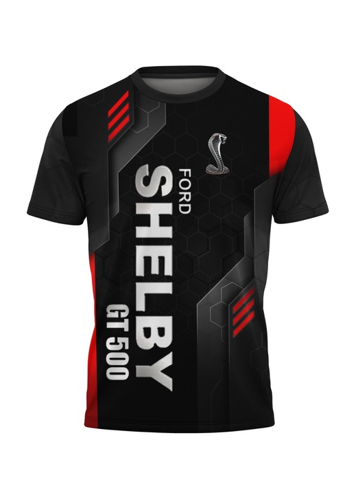 Férfi póló Ford Shelby 116.71, rövid ujjú, többszínű