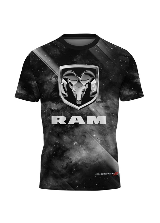 Férfi póló Dodge Ram 116.74, rövid ujjú, többszínű