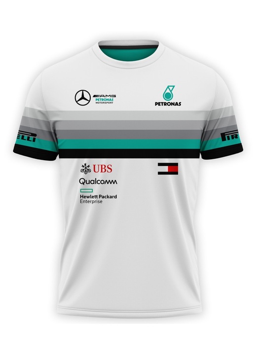 Férfi póló Mercedes AMG 116.78, rövid ujjú, többszínű