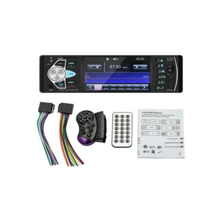 Radio auto SZSMART 4022D 4.1 Bluetooth, MP5, negru