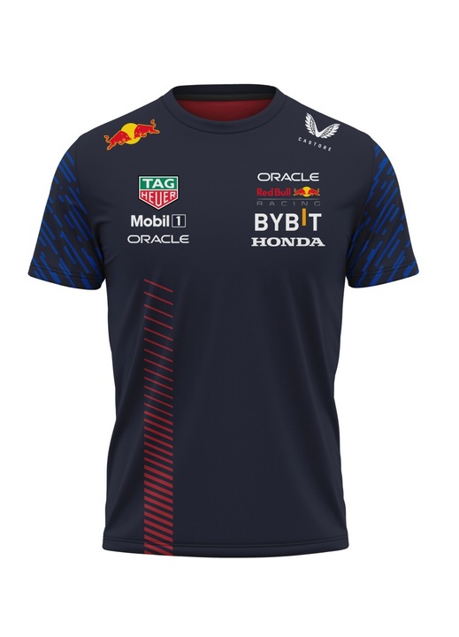 Férfi póló Red Bull Racing F1 116.96, rövid ujjú, sokszínű