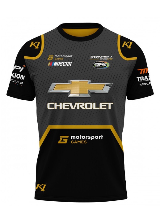 Férfi póló Chevrolet F1 117.00, rövid ujjú, sokszínű