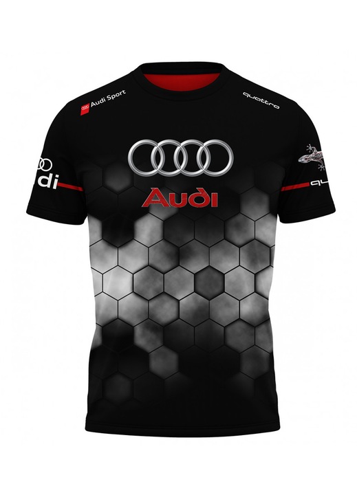 Férfi póló Audi 117.03, rövid ujjú, sokszínű