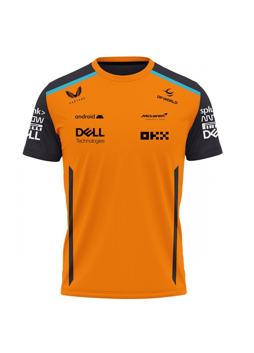 Férfi póló McLaren F1 117.09, rövid ujjú, sokszínű