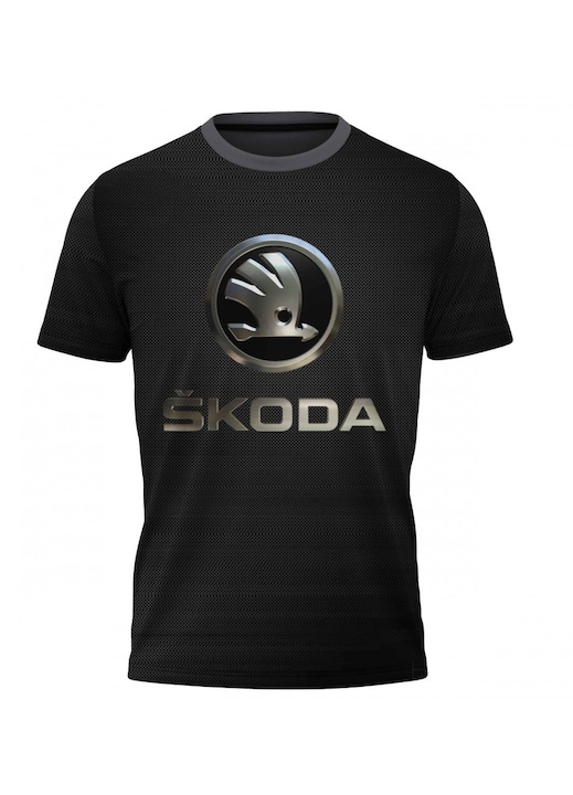 Férfi póló Skoda 117.15, rövid ujjú, sokszínű