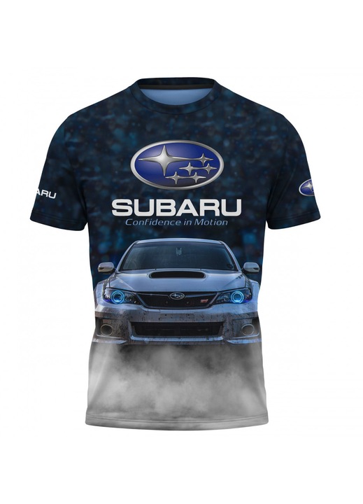 Férfi póló Subaru 117.17, rövid ujjú, sokszínű