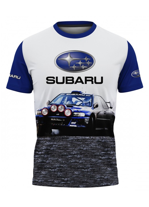 Férfi póló Subaru 117.18, rövid ujjú, többszínű