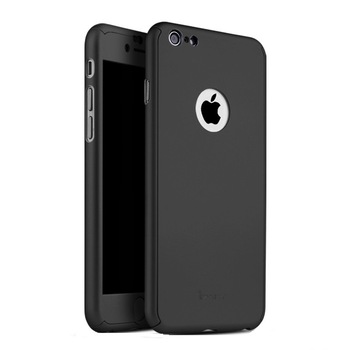 Husa de protectie pentru Apple iPhone 8, iPaky Pro Black Original Case, acoperire completa 360 grade cu folie de protectie gratis Husa de protectie pentru Apple iPhone 8, iPaky Pro Black Original Case, acoperire completa 360 grade cu folie de protectie gratis