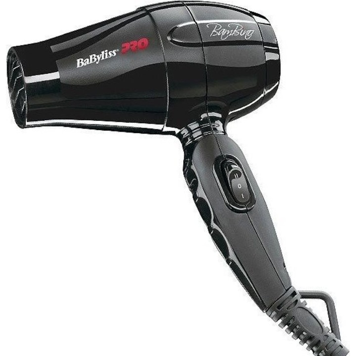 Сешоар BaByliss BAB5510E, 1200 W, 2 скорости, дифузер, черен