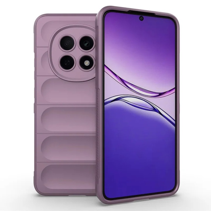 Калъф Wave за Oppo F29 Pro 5G / A5 Pro 5G (CH), микрофибър, противоударен захват, TPU, светло лилав
