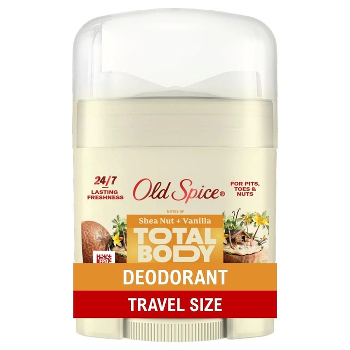 Deodorant stick Old Spice Total Body, vanilie si unt de shea, 14 g