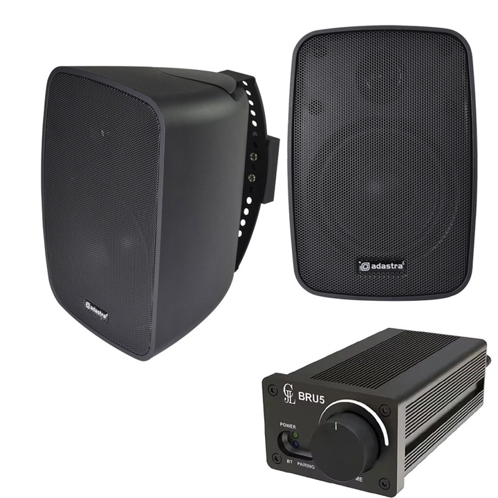 Sistem audio exterior interior sonorizare bar, pub, Adastra Outdoor Bundle 1