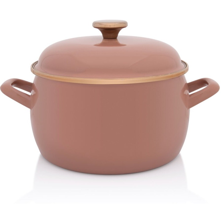 Moka Metalac edény fedővel, 22cm, 5.4l