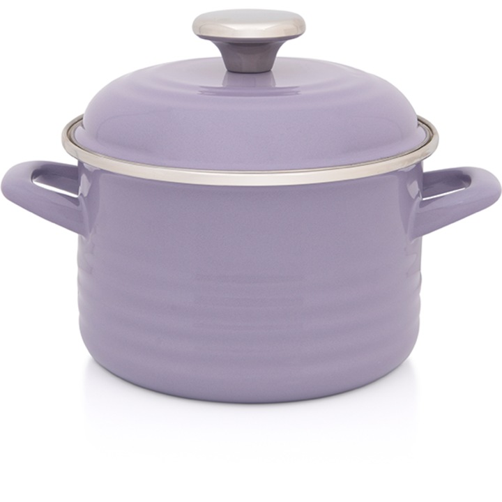 Metalac Standard Fazék fedővel, 16cm, 2l, pasztell lila