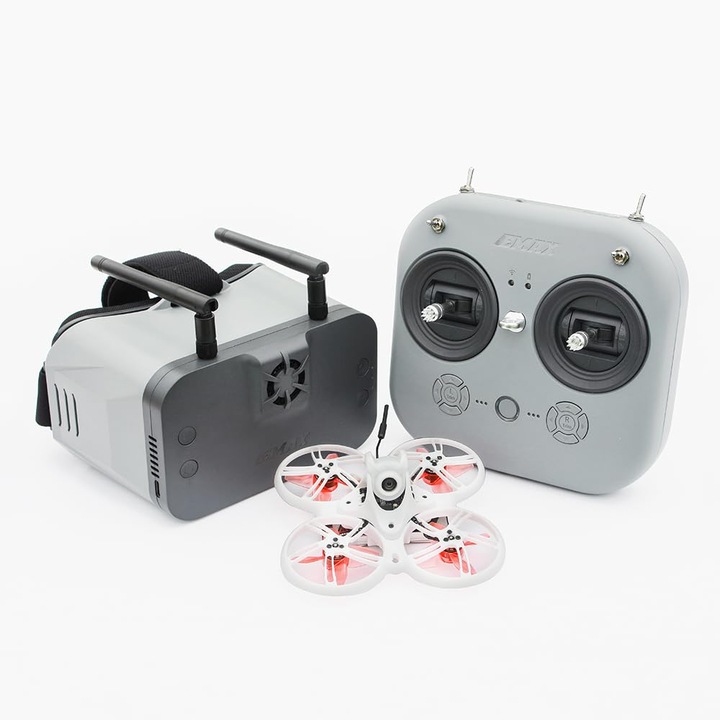 Emax Tinyhawk 3 Plus Drone Rtf Kit Готов за полет Fpv Hd Zero Дронове Мини Състезателен Квадрокоптер с очила и радиопредавател E8 за деца, възрастни и начинаещи