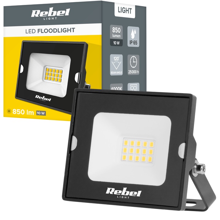 Reflector LED 10W 4000K, IP65, 850 lm, Rebel