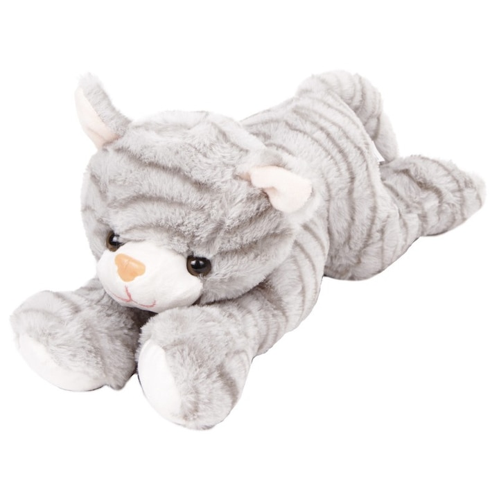 Pisica plus - gri, 25 cm