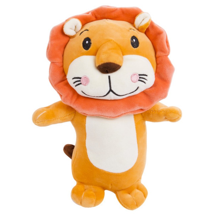 Leu de plus, 25 cm, pufos și moale